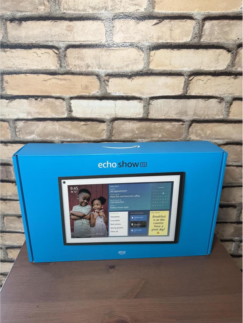 Amazon Echo Show 15 Full HD 15.6" smart display with Alexa and Fire TV built-in